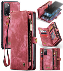 CaseMe 008 Estuche de cuero con tapa horizon...