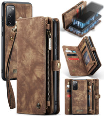 CaseMe 008 Estuche de cuero con tapa horizon...