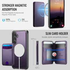 Funda para teléfono de cuero con ranura para...