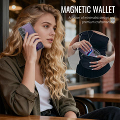 Funda para teléfono de cuero con ranura para...