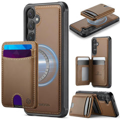 Funda para teléfono de cuero con ranura para...