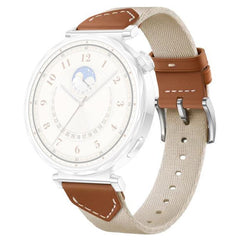 Correa de reloj de cuero trenzado híbrido xD...