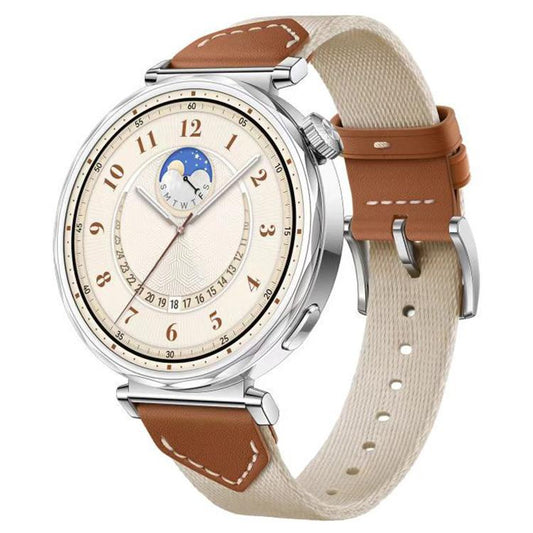 Correa de reloj de cuero trenzado híbrido xD...