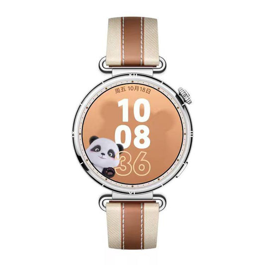 Correa de reloj de cuero genuino empalmado x...