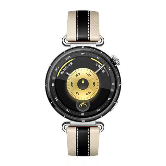 Correa de reloj de cuero genuino empalmado x...