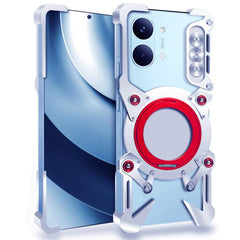 Funda metálica hueca para teléfono con sopor...