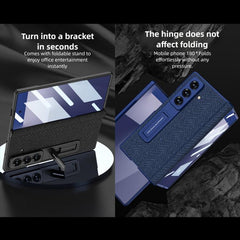 Funda para teléfono GKK con bisagra de cuero...