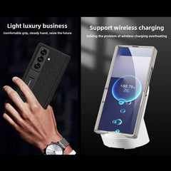 Funda para teléfono GKK con bisagra de cuero...