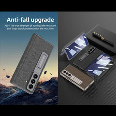 Funda para teléfono GKK con bisagra de cuero...