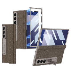 Funda para teléfono GKK con bisagra de cuero...