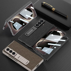Funda para teléfono GKK con bisagra de cuero...