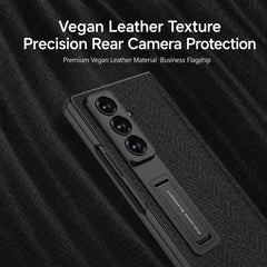 Funda para teléfono GKK con bisagra de cuero...
