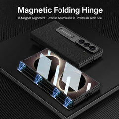 Funda para teléfono GKK con bisagra de cuero...