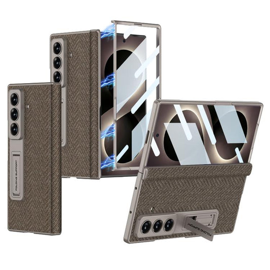 Funda para teléfono GKK con bisagra de cuero...