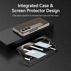 Funda para teléfono GKK con bisagra de cuero...