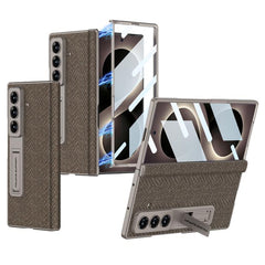 Funda para teléfono GKK con bisagra de cuero...