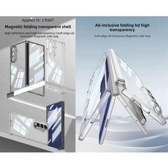 Funda transparente plegable magnética integr...