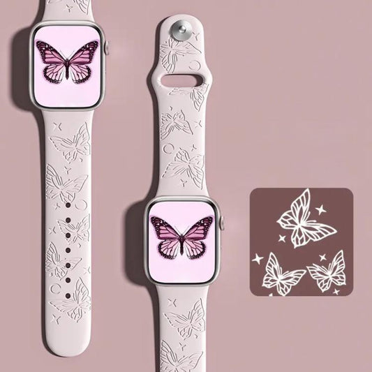 Correa de reloj de silicona con grabado láse...