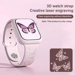 Correa de reloj de silicona con grabado láse...