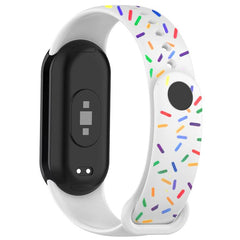 Correa de reloj de TPU con estampado arcoíri...