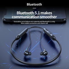 Auricular Bluetooth 5.1 inalámbrico montado en el cuello