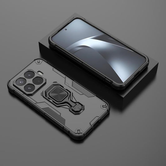 Funda híbrida de TPU y PC con soporte metáli...