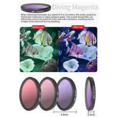 Filtro de buceo JSR para carcasa impermeable...