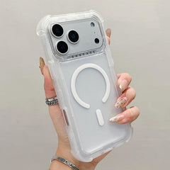 Funda para teléfono MagSafe híbrida 3 en 1 d...
