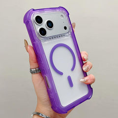 Funda para teléfono MagSafe híbrida 3 en 1 d...