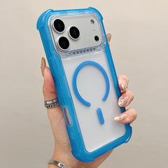 Funda para teléfono MagSafe híbrida 3 en 1 d...