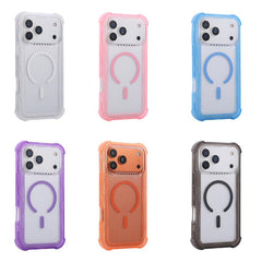 Funda para teléfono MagSafe híbrida 3 en 1 d...