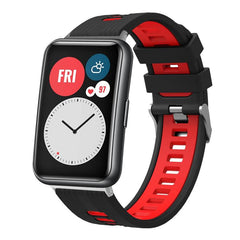 Correa de reloj de silicona con hebilla plat...