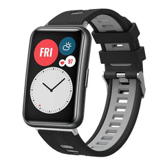 Correa de reloj de silicona con hebilla plat...