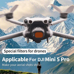 Filtro de lente de cámara para dron con clip...