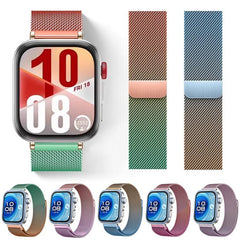 Correa de reloj magnética metálica con bucle...