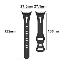 Correa de reloj de silicona con hebilla de m...