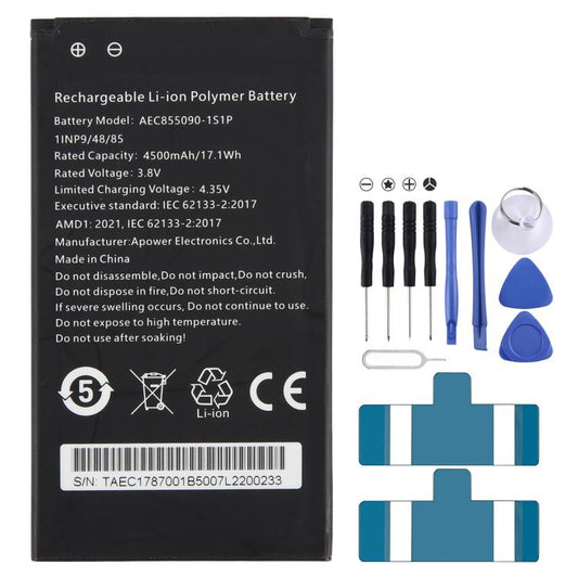 Batería AEC855090-1S1P de 3,8 V y 4500 mAh p...