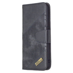 Funda de cuero PU con tapa horizontal y text...