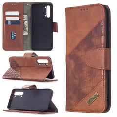 Funda de cuero PU con tapa horizontal y text...