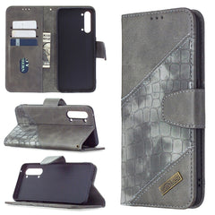 Funda de cuero PU con tapa horizontal y text...