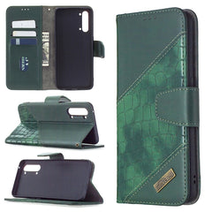 Funda de cuero PU con tapa horizontal y text...