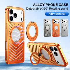 Funda metálica para teléfono con soporte mag...