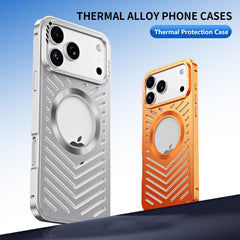Funda metálica para teléfono con soporte mag...