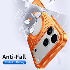 Funda metálica para teléfono con soporte mag...