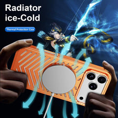 Funda metálica para teléfono con soporte mag...