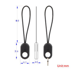 5 piezas de accesorios para cordón de teléfono DIY, cuerda pequeña