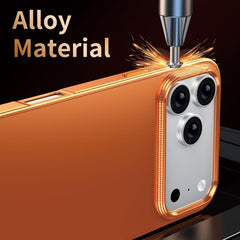 Funda para teléfono con marco metálico y pan...