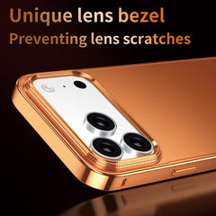 Funda para teléfono con marco metálico y pan...