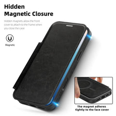 Funda de cuero para teléfono Linton MagSafe ...