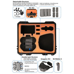 Estuche rígido de viaje impermeable y a prue...
